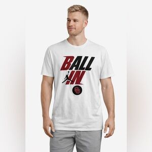 Nike Jumpman Ball In Oklahoma Sooners T-Shirt White Men’s XL OU